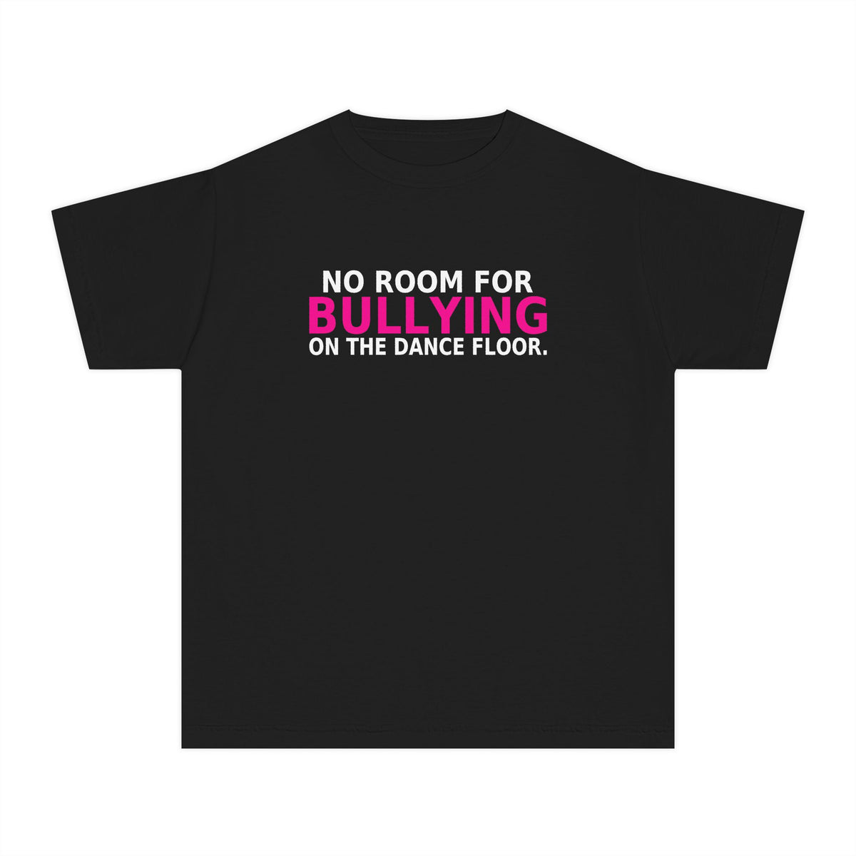 PTDS Mom™ Youth Dance Bully Awareness Tee — No Room for Bullying