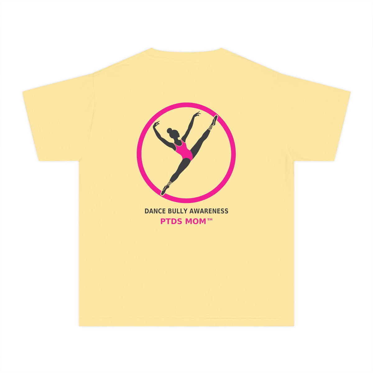PTDS Mom™ Youth Dance Bully Awareness Tee — No Room for Bullying