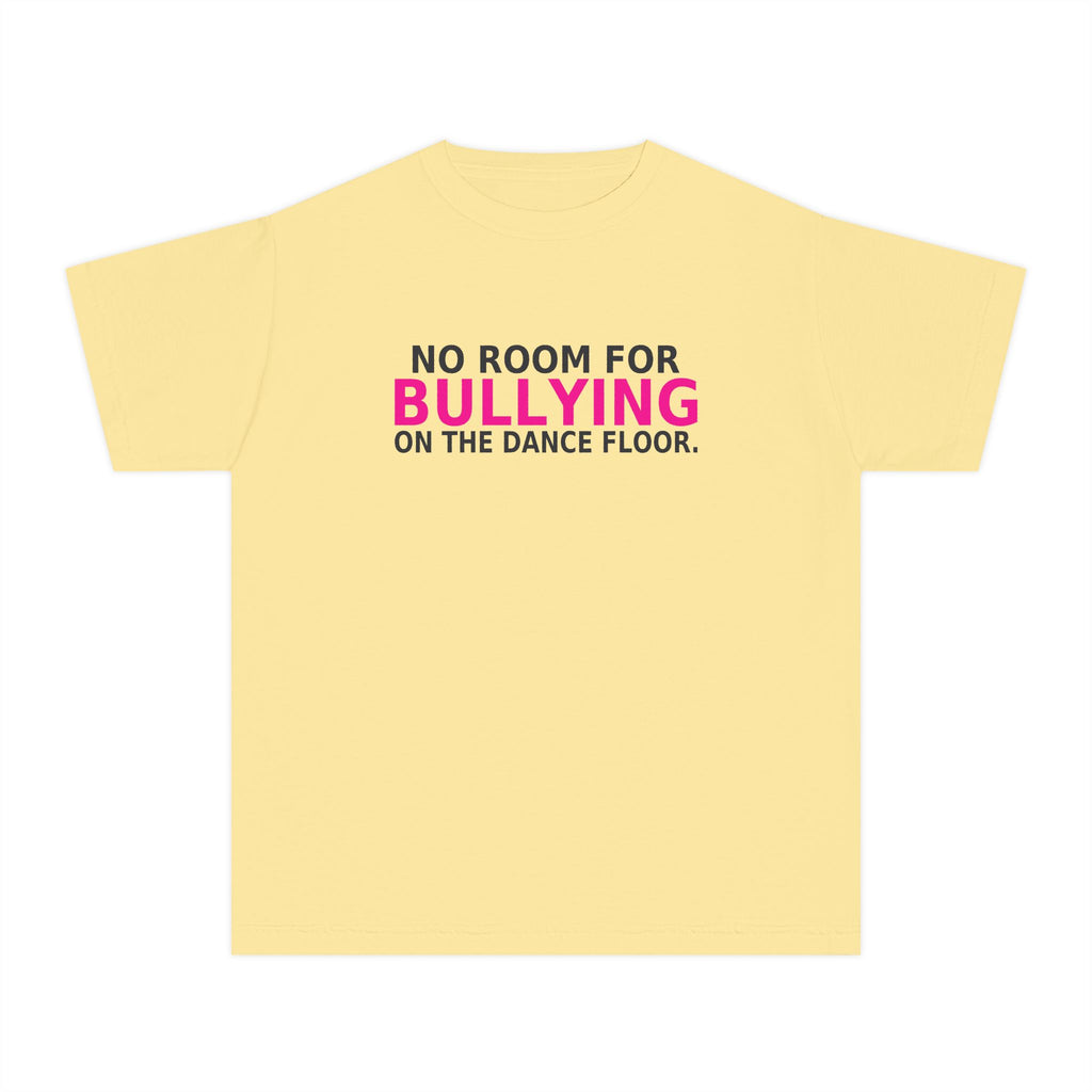 PTDS Mom™ Youth Dance Bully Awareness Tee — No Room for Bullying