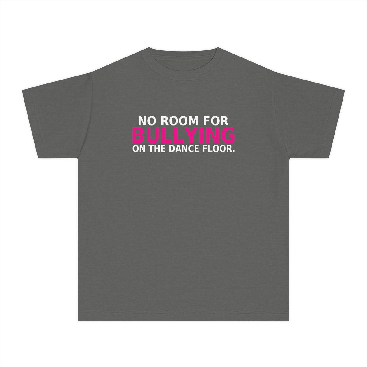 PTDS Mom™ Youth Dance Bully Awareness Tee — No Room for Bullying