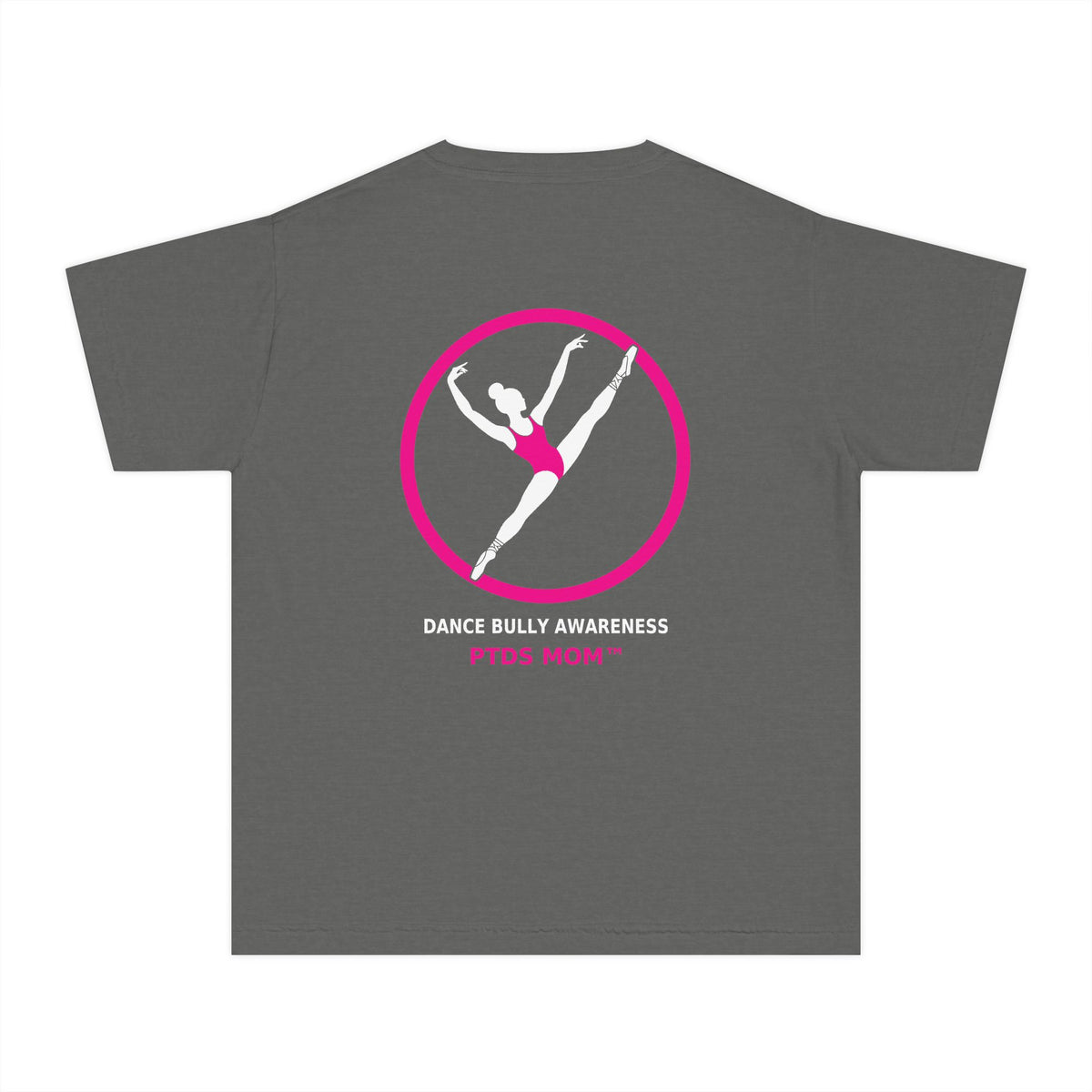 PTDS Mom™ Youth Dance Bully Awareness Tee — No Room for Bullying